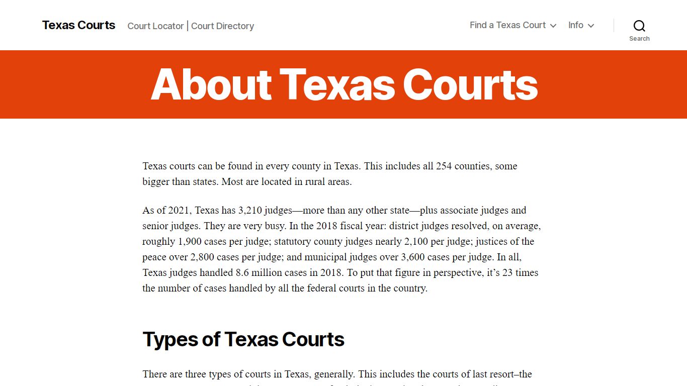 About Texas Courts - Texas Courts